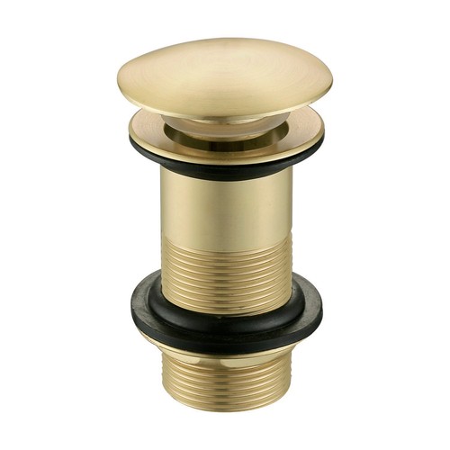 Brushed brass unslotted basin - brushed,