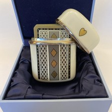 Wedgwood Hidden Treasures Monaco Box (Ivory) Card Box Hallmarked Sterling Silver
