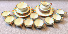 Art Deco Vintage Grindley Chameleon Collection Hand Painted China 1930's England