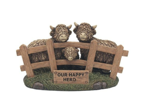 Hughie highland cows - cows, ornament