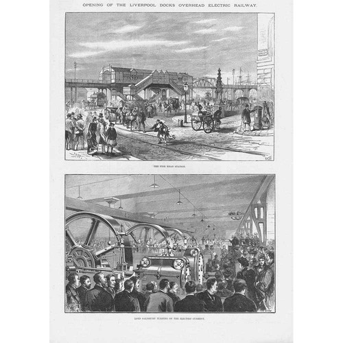 Liverpool opening the docks - of,