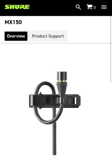 Shure subminiature lavalier - shure,