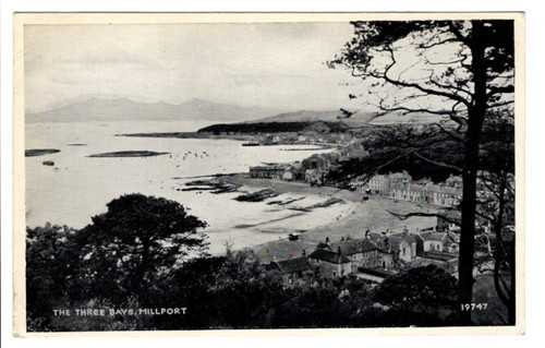 Salmon post card of three - post,