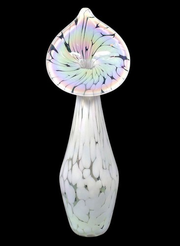 White oil slick - white, glass