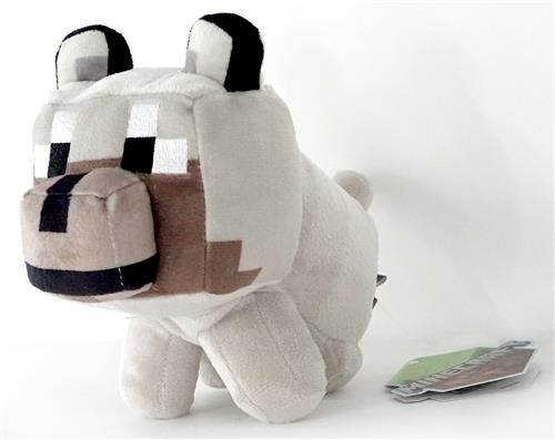Minecraft baby plush wolf fox - plush,