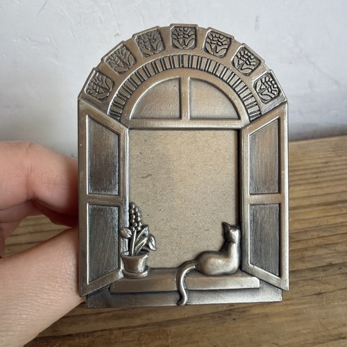 Ornate pewter metal - pewter, window