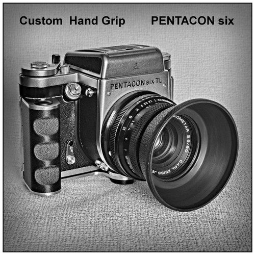 Pentacon six hand grip - pentacon,