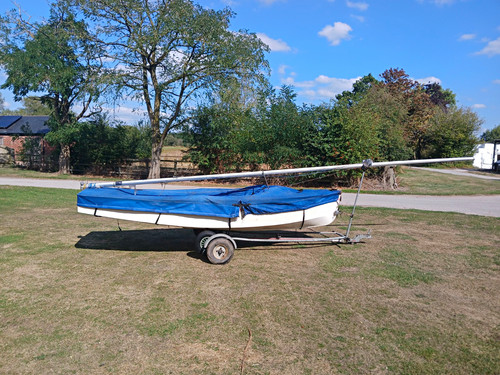Gp14 sailing dinghy with - gp14,