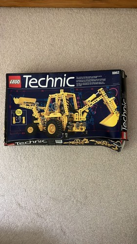 Lego technic backhoe grader - lego,