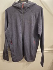 Mens RAB Zipped Light Weight Fleece. Grey. Size Large. Excellent Condition