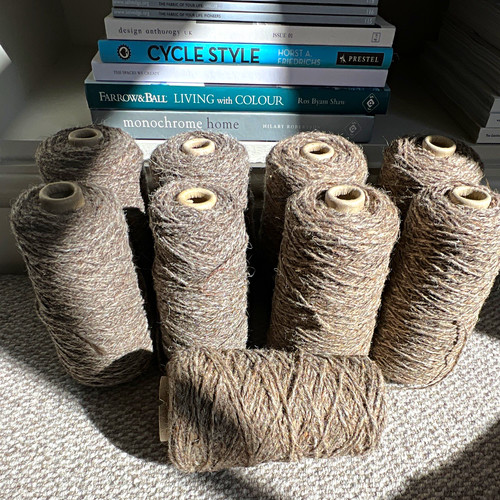 Wool cone yarn undyed natural - yarn,