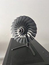 Jet engine turbine blade model - engine,