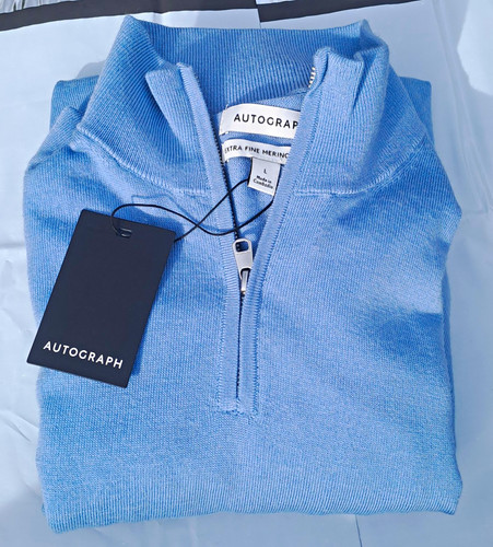 Autograph mens 100 merino - m&s,