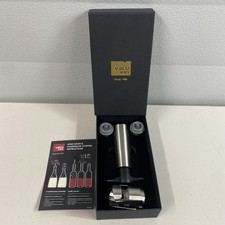 Vacu Vin Stainless Steel Wine Saver and Champagne Stopper Set