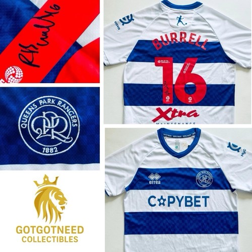 Rumarn burrell hand signed qpr - rumarn,