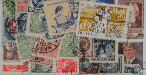 Russia 100 stamps - russia,