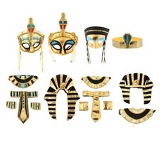 Egyptian Costume Pharaoh Headdress Women Men Props Party Supplies Egyptian