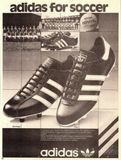 1978 Advert for ADIDAS Range of Football Boots & Balls Vintage Original Print Ad