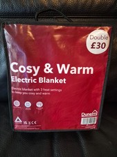 A (Brand New) DUNELM ELECTRIC BLANKET - DOUBLE
