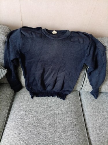 Navy blue round neck - navy,
