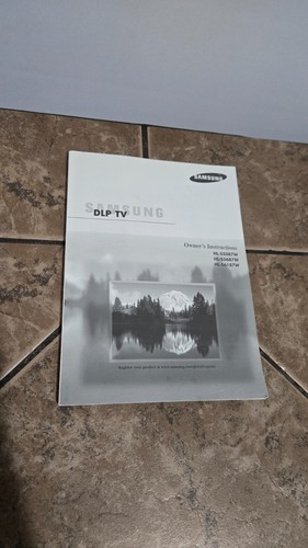 Samsung dlp owners manual - tv,