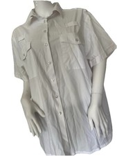 Genuine Ex Police White T-Shirt Formal Patrol Security