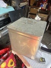 Industrial Retro Grundybin Aluminium Catering Food Storage Container Bin