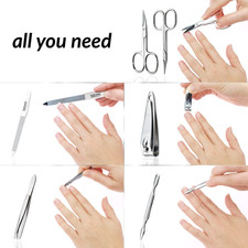 Solingen Germany Manicure Sets for Women & Men with Nail Nippers - Quali