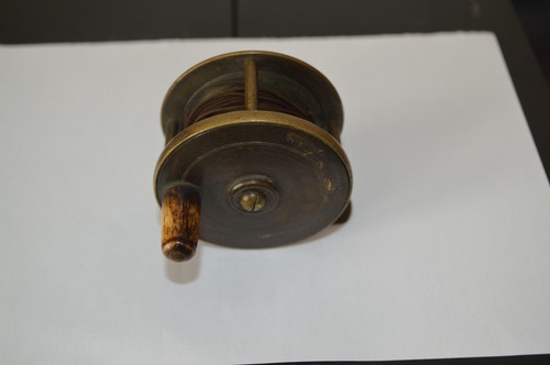 Small victorian brass fishing - victorian,
