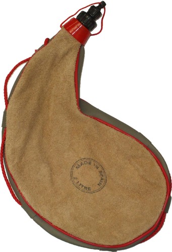 Spanish leather wine bota - spanish,