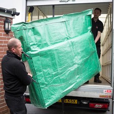 HEAVY DUTY PROTECTIVE MATTRESS BAGS + HANDLES - MOVING, STORAGE & REMOVAL BAG X1