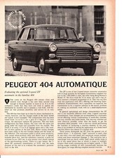 1967 peugeot 404 automatique - peugeot,