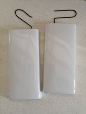 2 x Large Heatherley  Ceramic Radiator HUMIDITY VASES / WALL POCKETS Vintage VGC