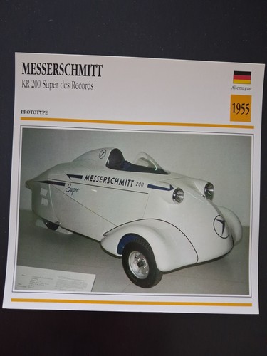 Messerschmitt kr200 record - messerschmitt,