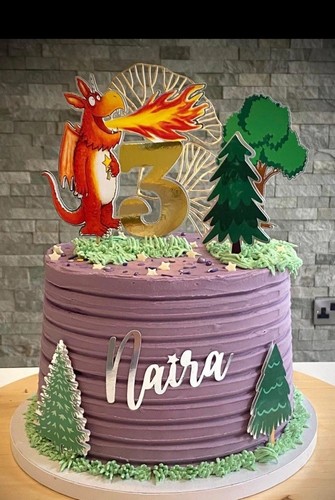 Zog cake topper personalised - zog,