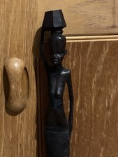 African Woman And Child Carving