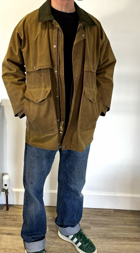 Filson tin cloth packer coat - filson,