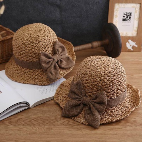Ladies elegant straw sun - straw,