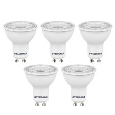 Sylvania GU10 LED Lamp Warm White 4.5 W 345LM (50W Equivalent) - Pack of 5