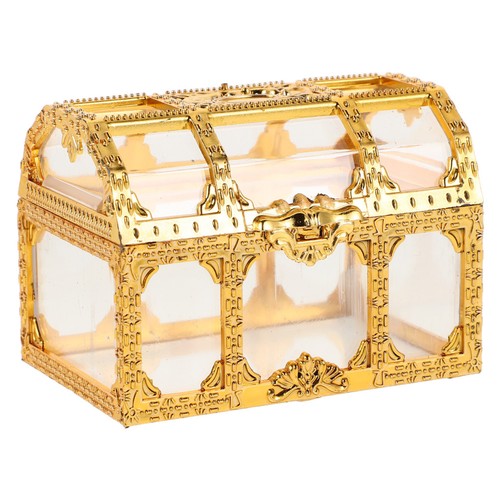 Golden reusable plastic - golden,