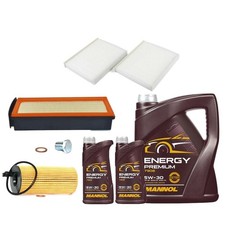 7L 5W30 & OIL AIR CABIN FILTER