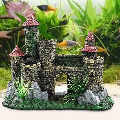 Aquarium castle decoration - aquarium,