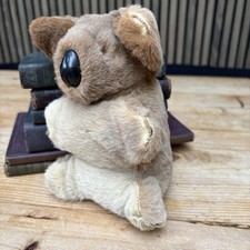 Vintage Handmade Koala Bear - Made of Kangaroo Fur/Skin 17cm High