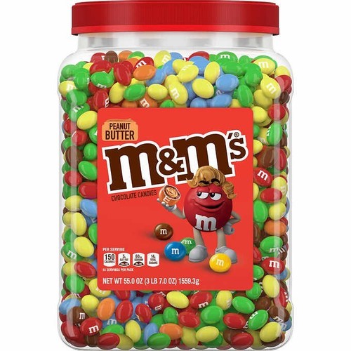 Peanut butter candy - m&m's,