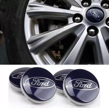 4x 54MM BLUE FORD ALLOY WHEEL