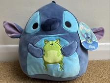 Stitch with Frog Squishmallow Disney 8 inch Plush Soft Toy Lilo & Stitch