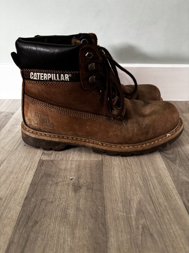 Caterpillar cat brown leather - cat,