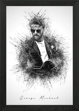 George Michael Framed Wall Art