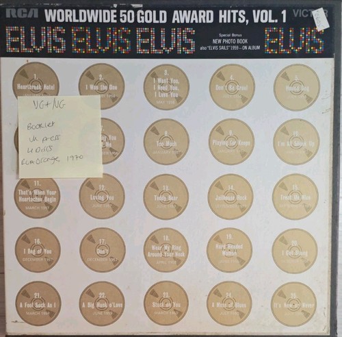 Elvis presley gold award - presley,