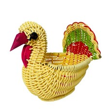 Turkey Basket Woven Rattan